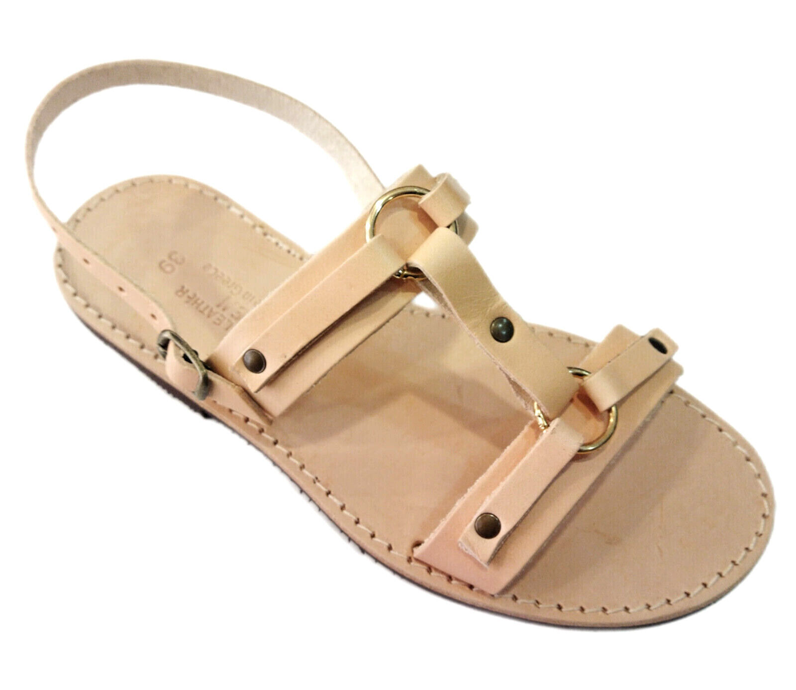 1039 greek handmade leather sandals